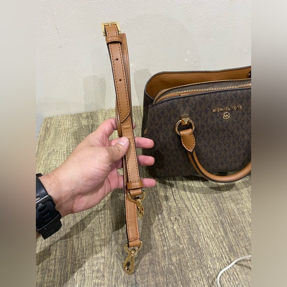 MICHAEL KORS Edith Small Logo Satchel C/W Cross Body Shoulder Strap - Picture 12 of 12